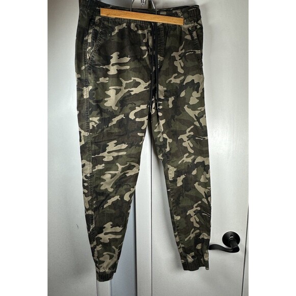 RSQ Camo Stretch Drawstring Double Pocket Jogger Pants Size M - Picture 3 of 9